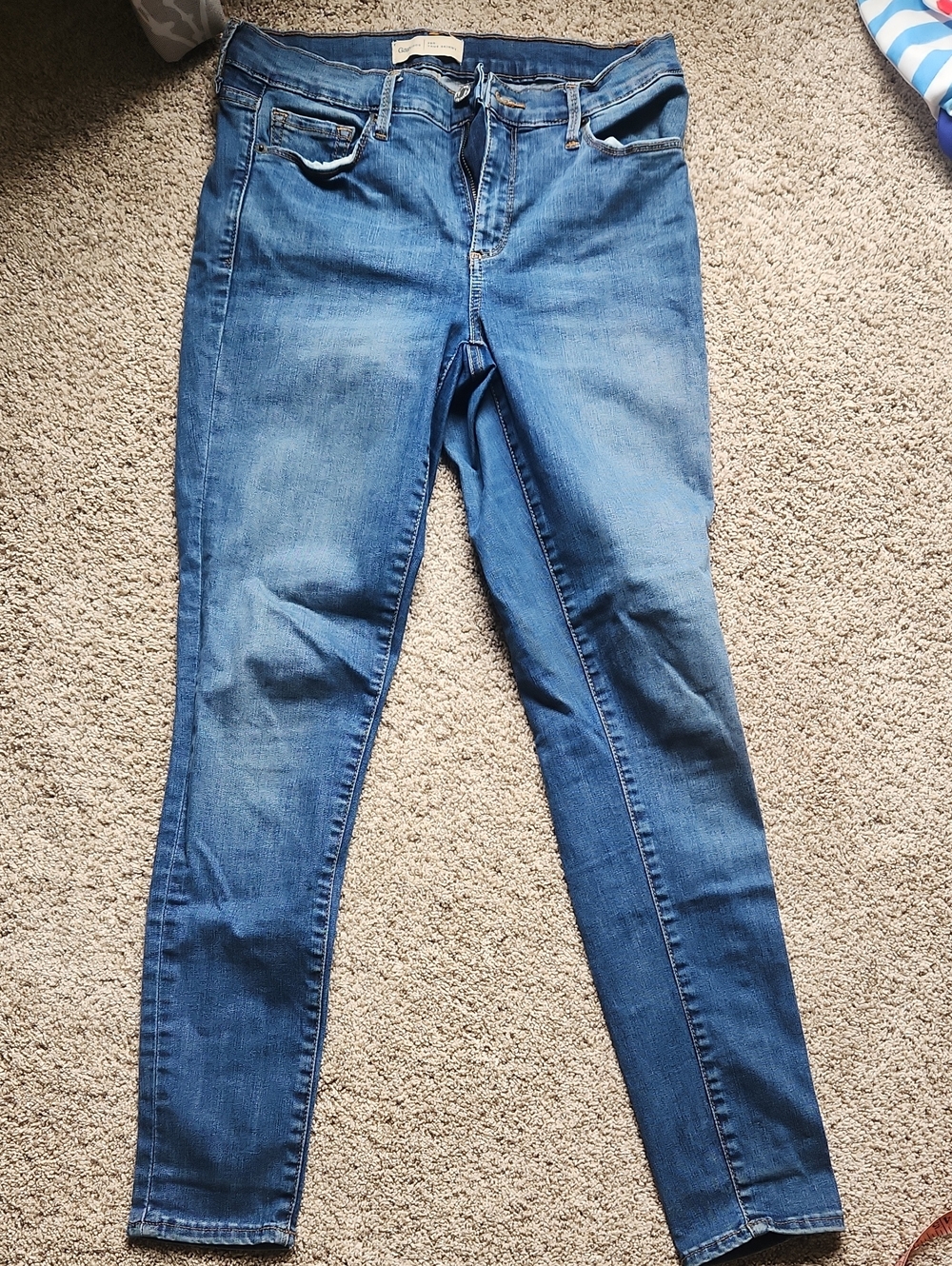 GAP Women's Medium Blue Skinny Jeans